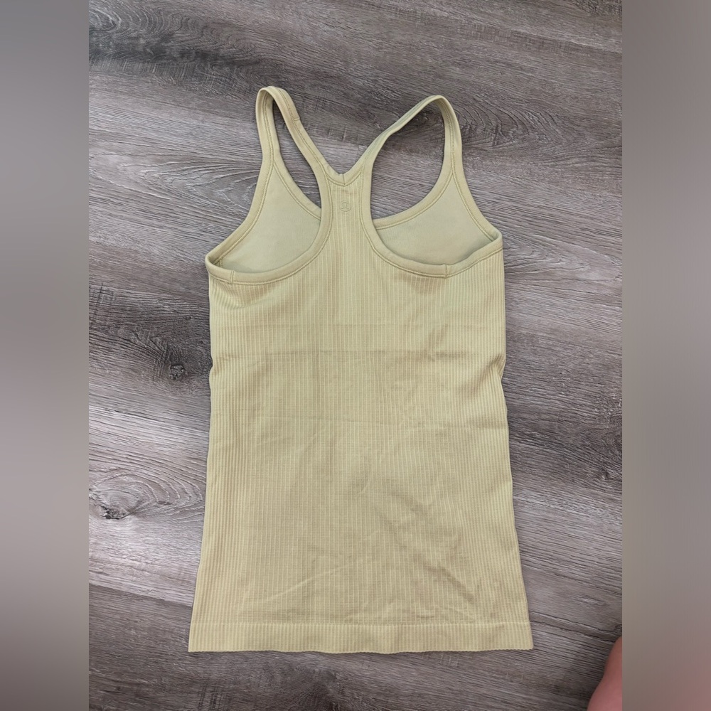 Lululemon Ebb to Street Green Fern size 6 - Lululemon Tank top lime green - Picture 5 of 10